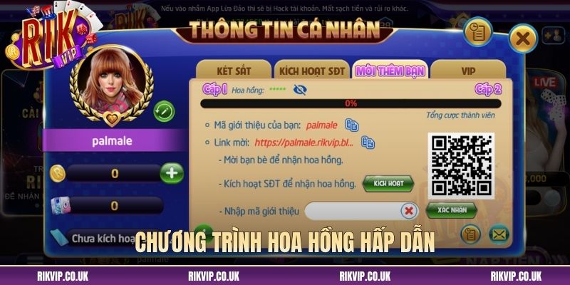 Chương trình hoa hồng hấp dẫn